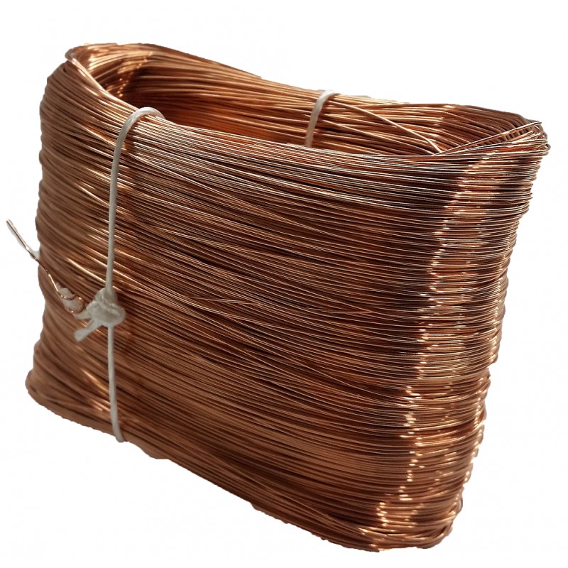 Hilo de cobre para bañar piezas