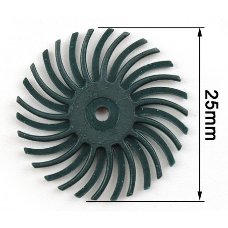 Disco Radial 25 mm Gr.80 Verde oscuro| Incogal