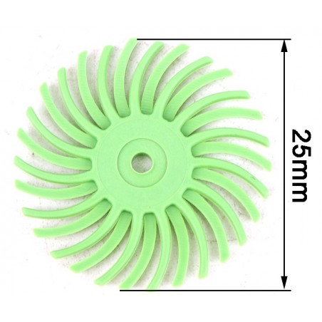 Disco Radial 25 mm Gr.1000 Verde claro| Incogal
