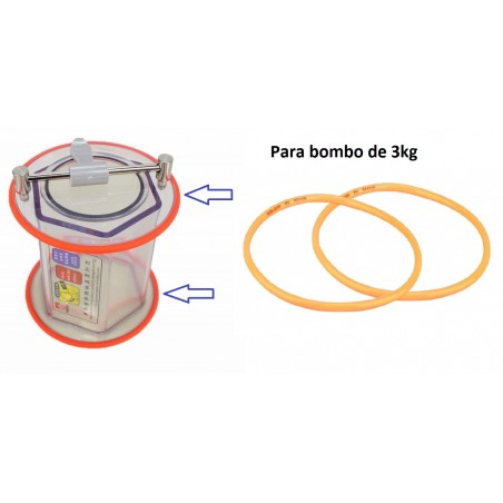 Goma repuesto lateral Bombo 3kg  (2 uds)