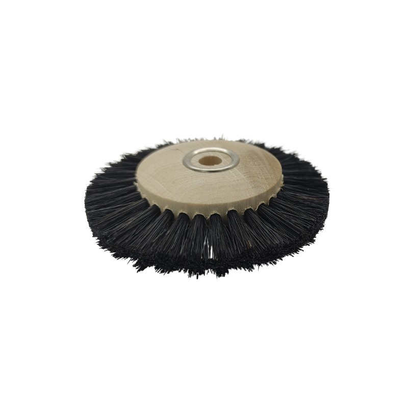 Cepillo circular 70 mm de madera 3 hileras cerdas negras…