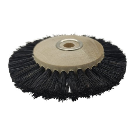 Cepillo circular 70 mm de madera 3 hileras cerdas negras…