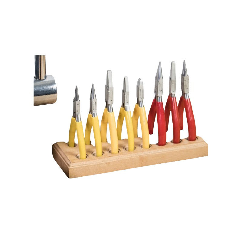 Soporte de madera 8 alicates| Incogal
