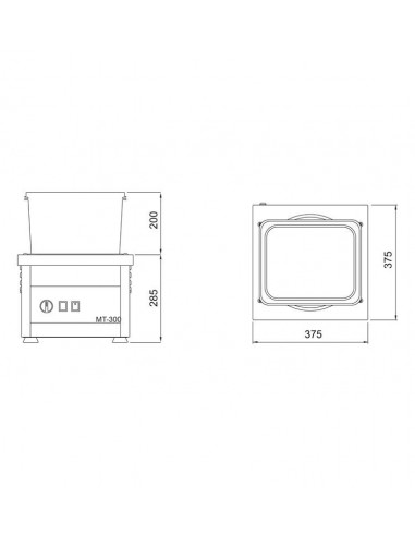Pulidora magnetica estmon MT-300 (0.5CV) con extractor| Incogal