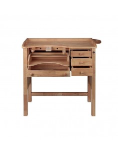 Mesa trabajo joyero 1 puesto madera maciza durston| Incogal