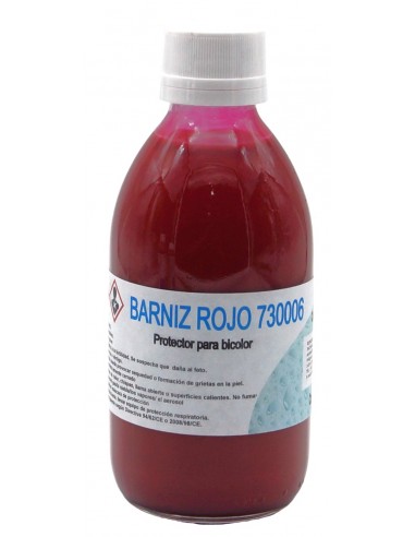 Barniz rojo para bicolor| Incogal