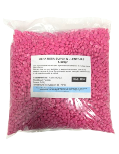 Cera plástica rosa 1kg Maillefer/ Super Q| Incogal
