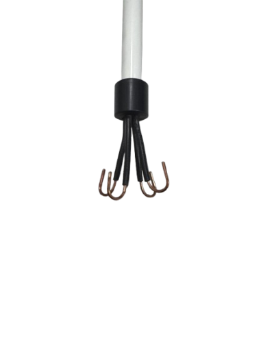 Bastidor con ganchos + pinza para baños| Incogal