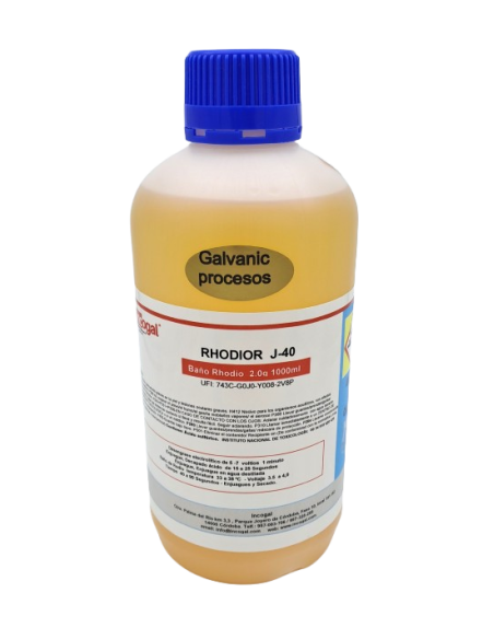 baño de rodio 2 gramos Rhodior J40