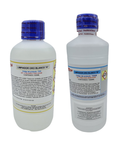 Limpiador oro blanco a+b| Incogal