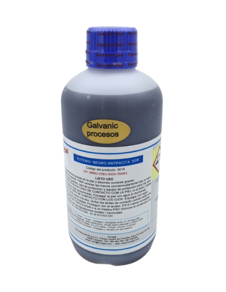 Baño de Rutenio 5 gr negro antracita| Incogal