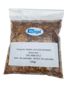 Goma laca en escamas 100 gr| Incogal