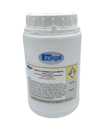 Fosfato trisódico 12H cristal 1 kg| Incogal