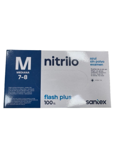 Guantes nitrilo azul 100 uds (talla a elegir)| Incogal