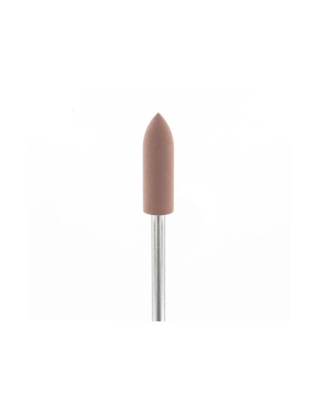 Pulidor silicona montado cilindrico marron (fino)| Incogal