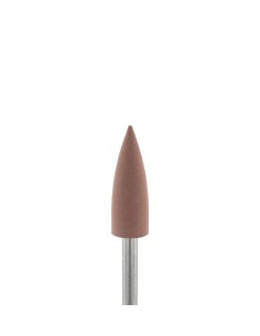 Pulidor silicona montado llama marron (fino)| Incogal