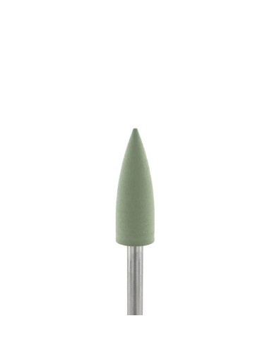 Pulidor silicona montado llama verde (extrafino)| Incogal