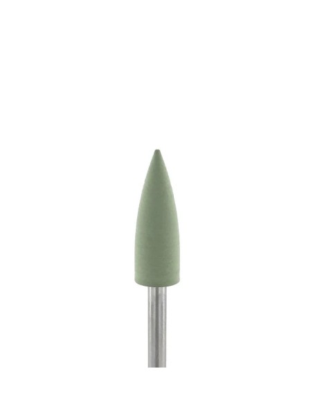 Pulidor silicona montado llama verde (extrafino)| Incogal