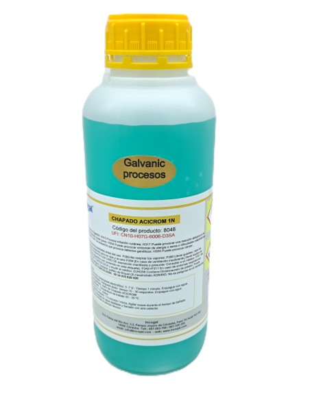 Chapado de oro Acicrom 1N oro 18k actual Acicrom®| Incogal