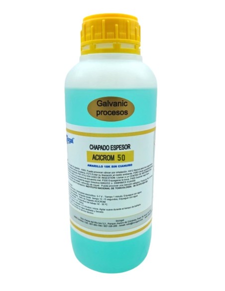 Chapado de oro Acicrom 50 oro 18k suave Acicrom®| Incogal