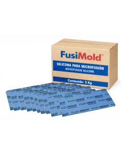 Fusimold- silicona azul caja de 5 kg.| Incogal