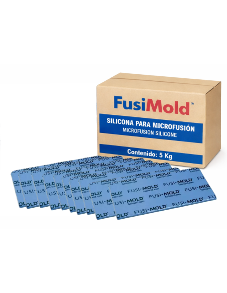 Fusimold- silicona azul caja de 5 kg.| Incogal