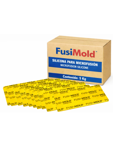 Fusimold- silicona amarilla caja de 5 kg.| Incogal