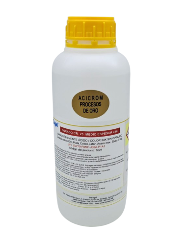 Dorado de medio espesor CR-23 color Oro fino sin aleaciones| Incogal