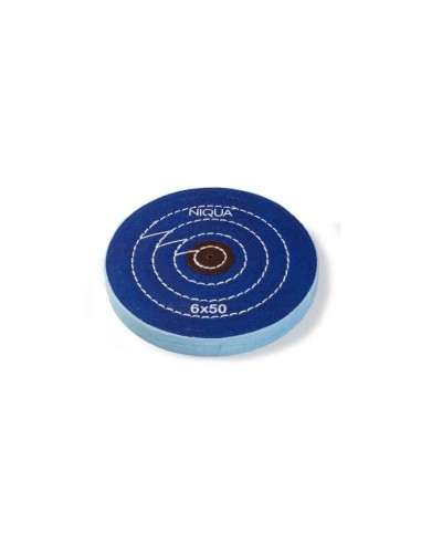Disco de pulir 150X50 algodón azul Maillefer/ Super Q| Incogal
