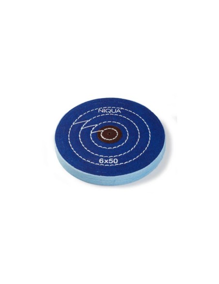 Disco de pulir 150X50 algodón azul Maillefer/ Super Q| Incogal