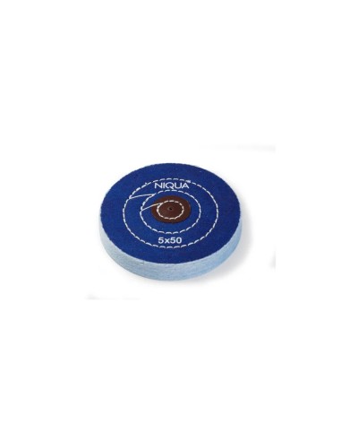 Disco de pulir 125X50 algodón azul Maillefer/ Super Q| Incogal