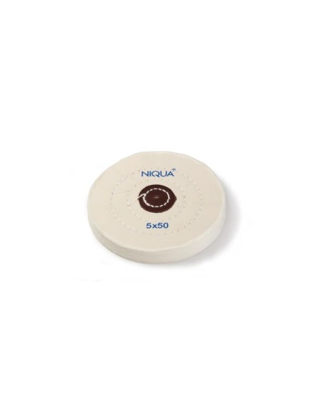 Disco de pulir 125X50 algodón blanco Maillefer/ Super Q| Incogal
