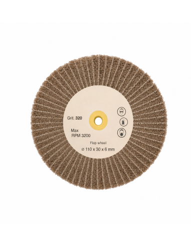 Discos radiales rojos 110X30 mixtos lija grano 320| Incogal