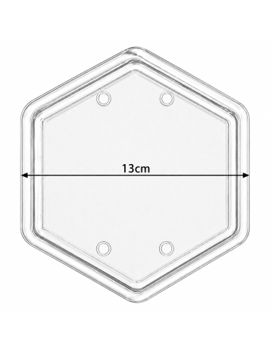 Tapa repuesto hexagonal bombo 5 kg| Incogal