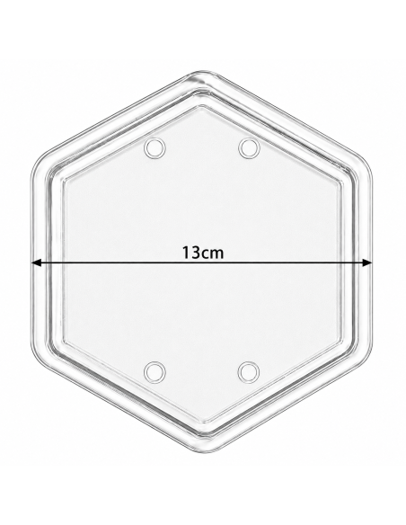 Tapa repuesto hexagonal bombo 5 kg| Incogal