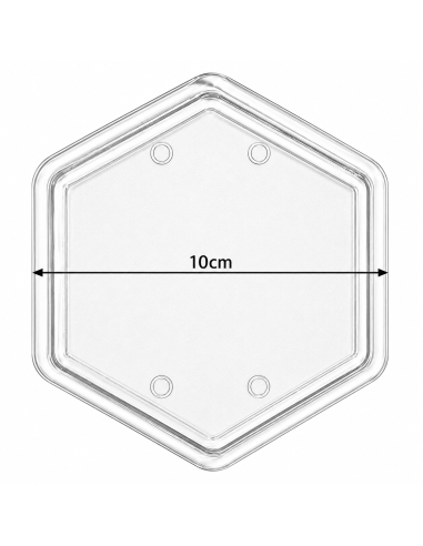 Tapa repuesto hexagonal bombo 3 kg| Incogal