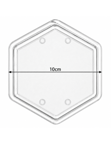Tapa repuesto hexagonal bombo 3 kg| Incogal