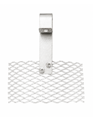Ánodo de titanio platinado 100 × 50 mm curvo, mango doblado| Incogal