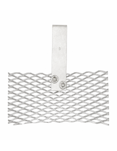 Ánodo de titanio platinado 100 × 50 mm curvo, mango doblado| Incogal