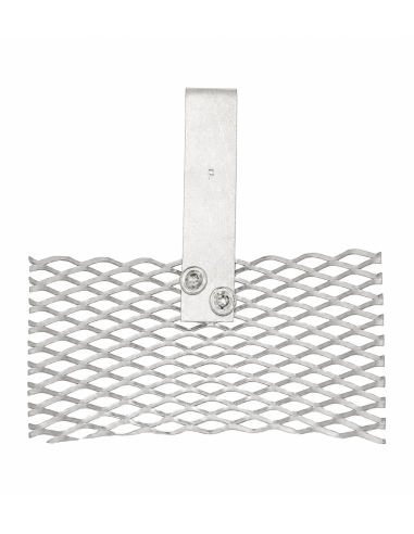 Ánodo de titanio platinado 100 × 50 mm curvo, mango doblado| Incogal