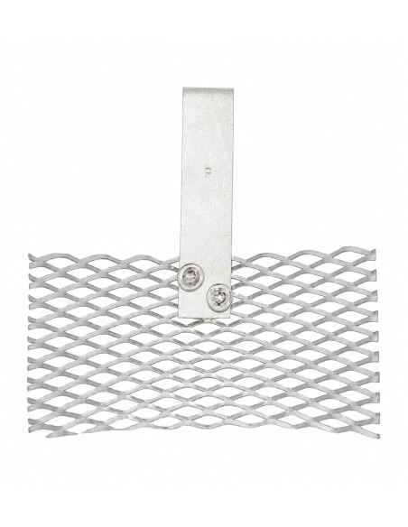 Ánodo de titanio platinado 100 × 50 mm curvo, mango doblado| Incogal