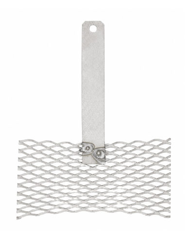 Ánodo de titanio platinado 100 × 50 mm curvo, mango recto| Incogal