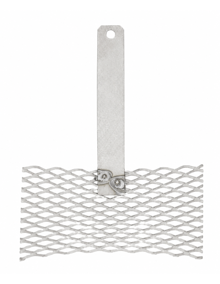 Ánodo de titanio platinado 100 × 50 mm curvo, mango recto| Incogal