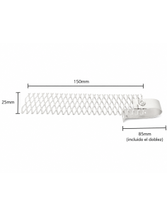 Ánodo de titanio platinado 150 × 25 mm| Incogal