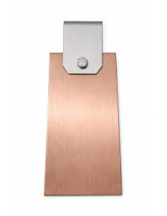 Ánodo cobre electrolítico 100x50x1.5 mm con soporte| Incogal 2