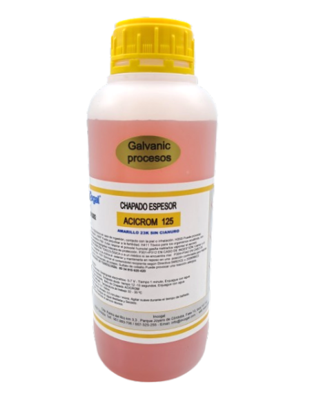 Chapado de oro Acicrom 125 Acicrom®| Incogal