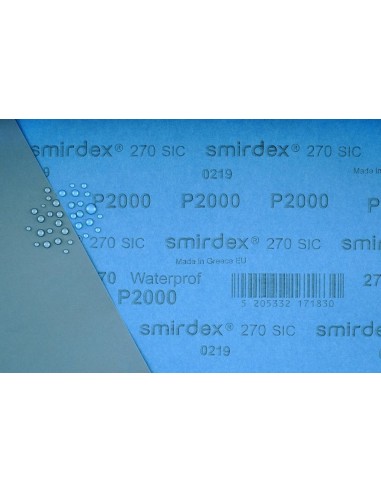 Pliego de lija de carburo grano 2000 SIA ABRASIVES| Incogal