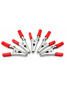 PINZA COCODRILO ROJA 60MM